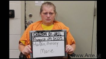 Ashley Marie Hardin Mugshot