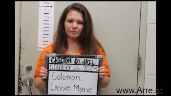 Cassie Marie Coleman Mugshot