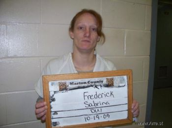 Sabrina  Frederick Mugshot