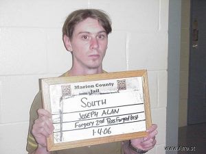 Joseph South Arrest Mugshot