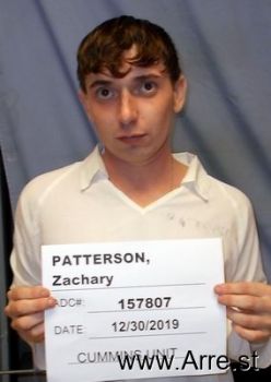 Zachary T Patterson Mugshot