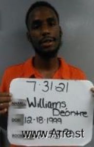 Deontre Williams Arrest Mugshot