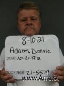 Donnie Adams Arrest Mugshot