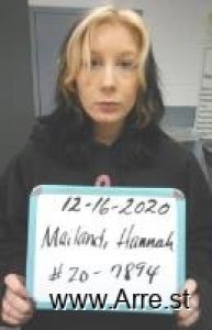 Hannah Mailand Arrest Mugshot