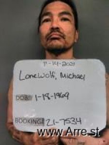 Michael Lonewolf Arrest Mugshot