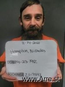 Nicholas Hampton Arrest Mugshot