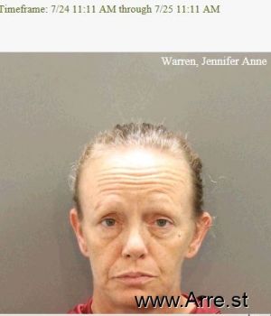 Jennifer Anne Warren Mugshot