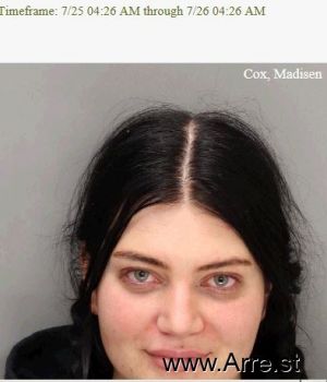 Madisen  Cox Mugshot