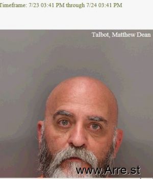 Matthew Dean Talbot Mugshot