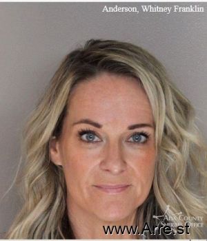 Whitney Franklin Anderson Mugshot