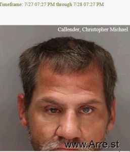 Christopher Callender Arrest Mugshot