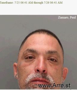 Paul Zamaro Arrest Mugshot