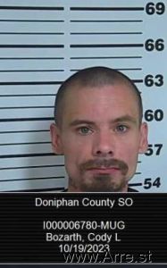 Cody Bozarth Arrest Mugshot