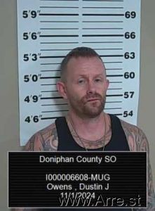 Dustin Owens Arrest Mugshot