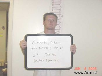 Adam Ray Gossett Mugshot