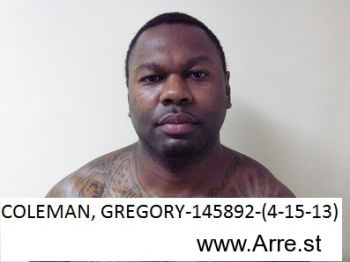 Gregory Brent Coleman Mugshot