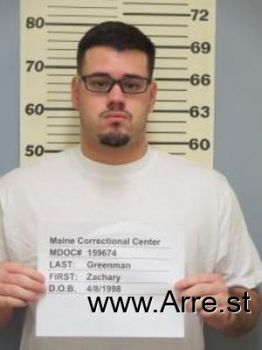 Zachary Benjamin Greenman Mugshot