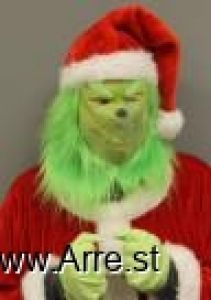 The Grinch Arrest Mugshot