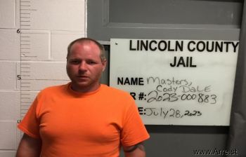 Cody Dale Masters Mugshot