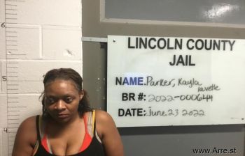 Kayla Lavette Parker Mugshot