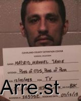 Manuel Jamie Madrid Mugshot