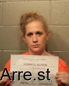 Allyson Summers Arrest Mugshot