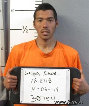 Iowa Blue M F Gallegos Mugshot