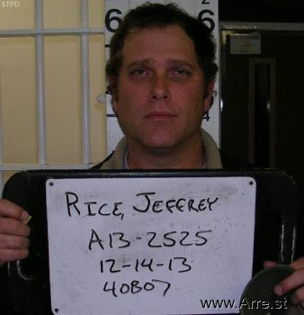 Jeffrey Todd Rice Mugshot