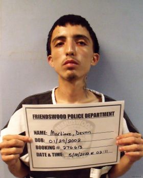 Devon  Martinez Mugshot