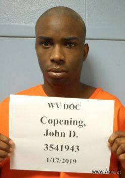 John Dante, Jr. Copening Mugshot