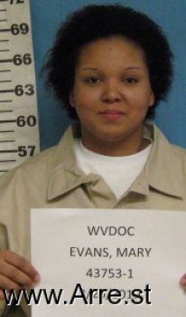 Mary F Evans Mugshot