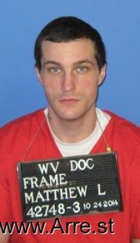 Matthew L Frame Mugshot