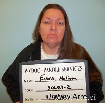 Melissa G Evans Mugshot