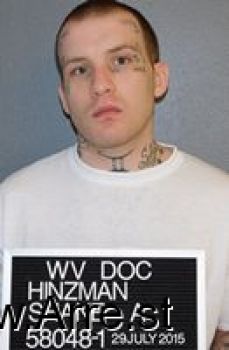 Shane A Hinzman Mugshot