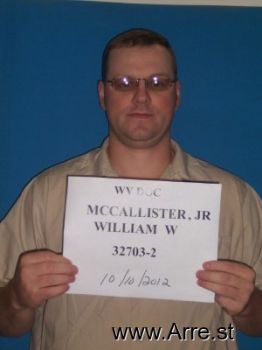 William W Mccallister Jr Mugshot