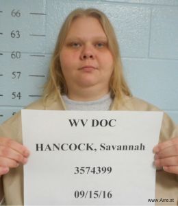 Savannah Hancock Arrest Mugshot